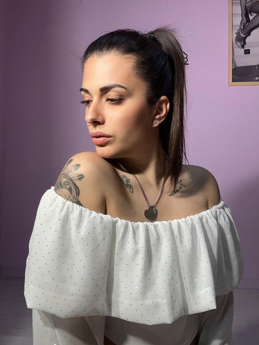 Top con glitter