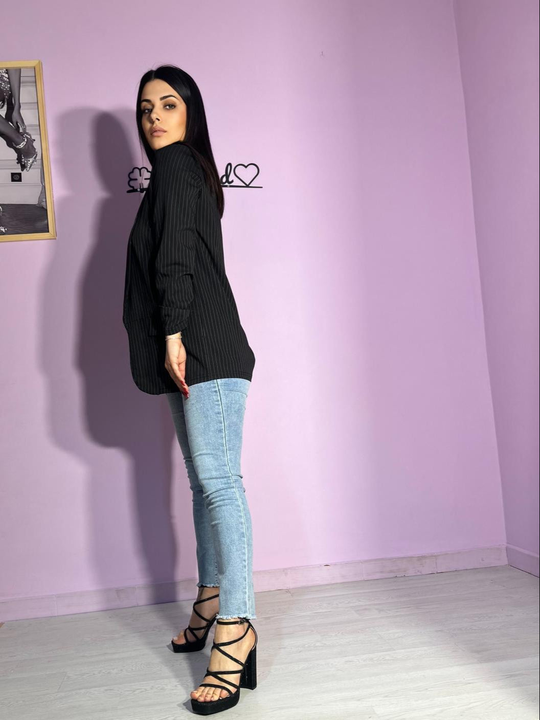 Blazer gessato