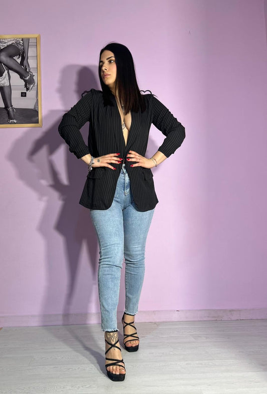 Blazer gessato