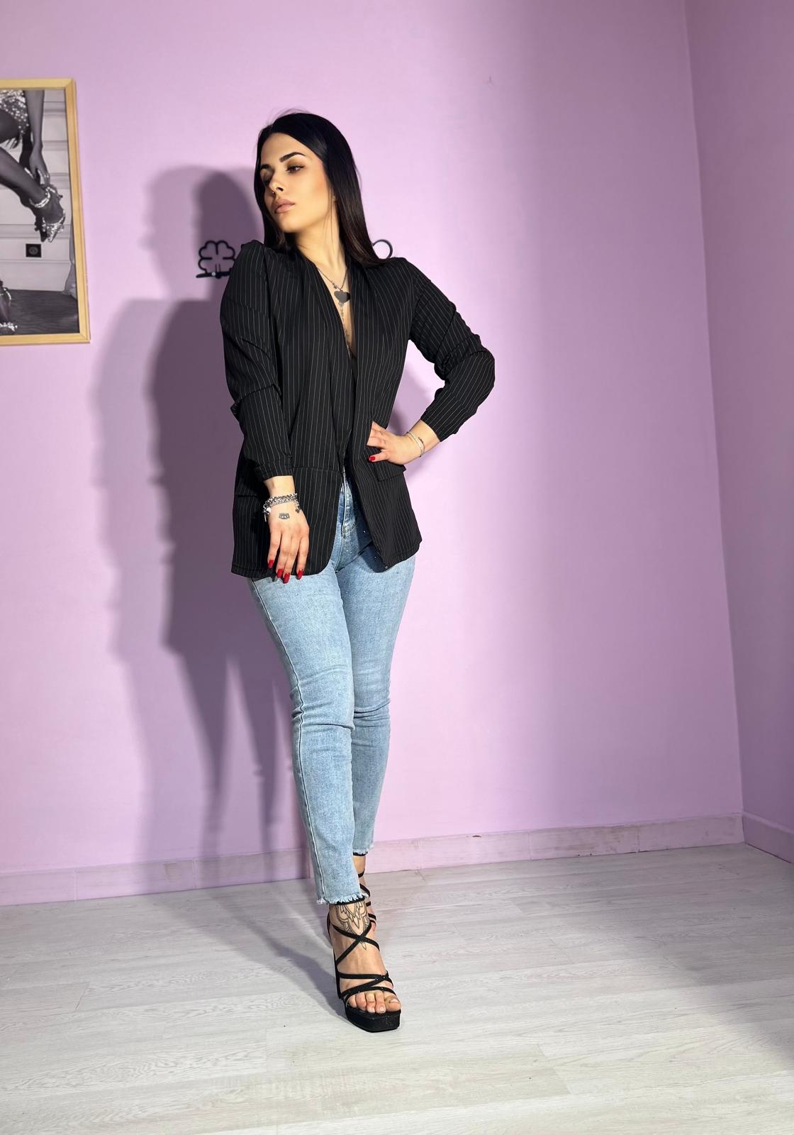 Blazer gessato